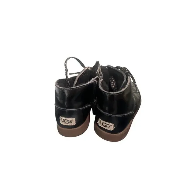 Girl’s UGG Australia Payten Duck Boots Black Toddler Size 11.5 - Picture 4 of 6